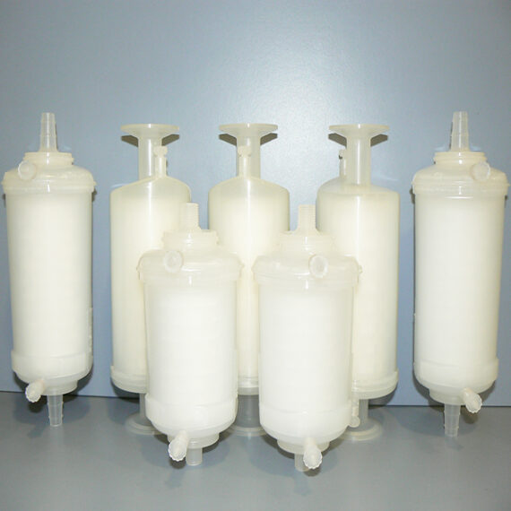 Capsulas filtrantes Microtef - MTF - PTFE Hidrofílico