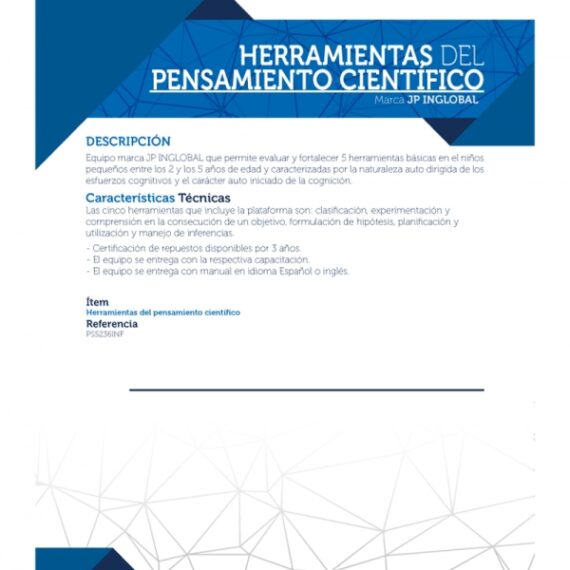 HERRAMIENTAS DEL PENSAMIENTO CIENTIFICO